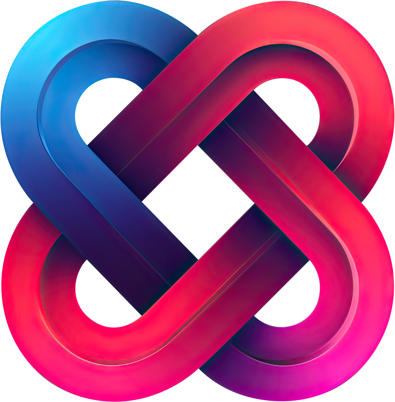 Preview for Interconnected-loop-design-logo-colorful-sticker-bd00a