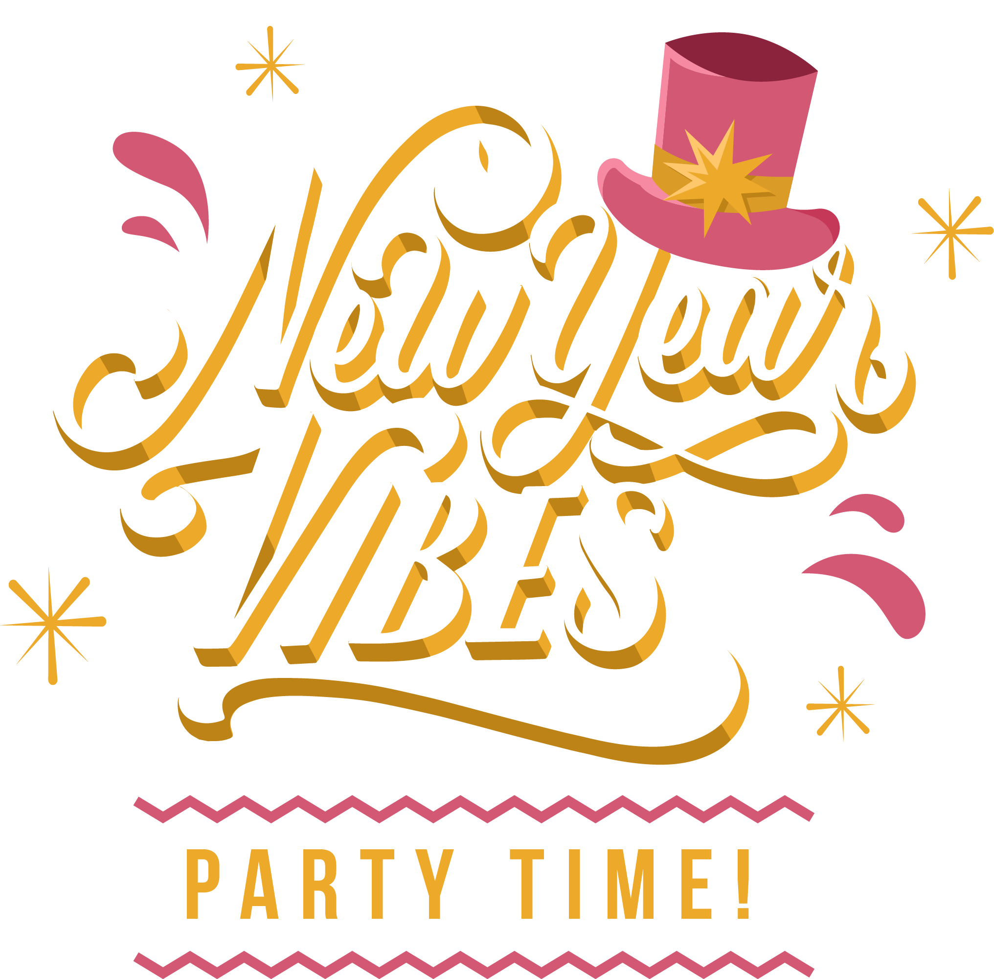 Preview for New-year-vibes-party-sticker-96c6c