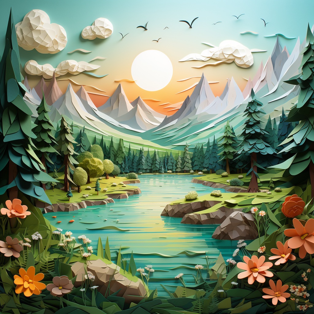 Preview for Camping Mountain Lake Background