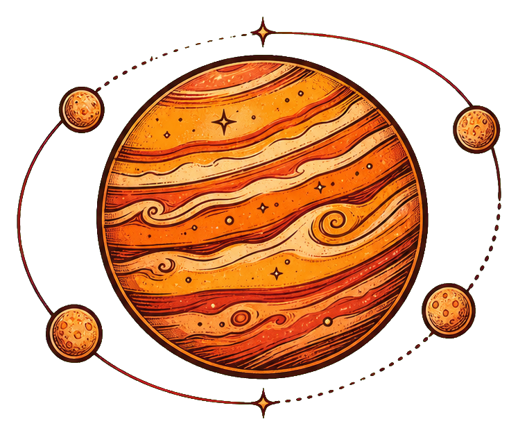 Preview for Jupiter Planet Sticker