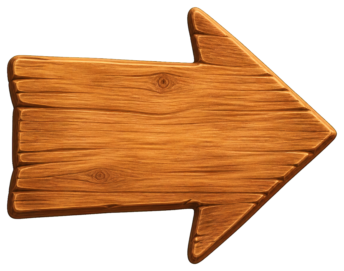 Preview for Wooden Arrow Blank Sticker