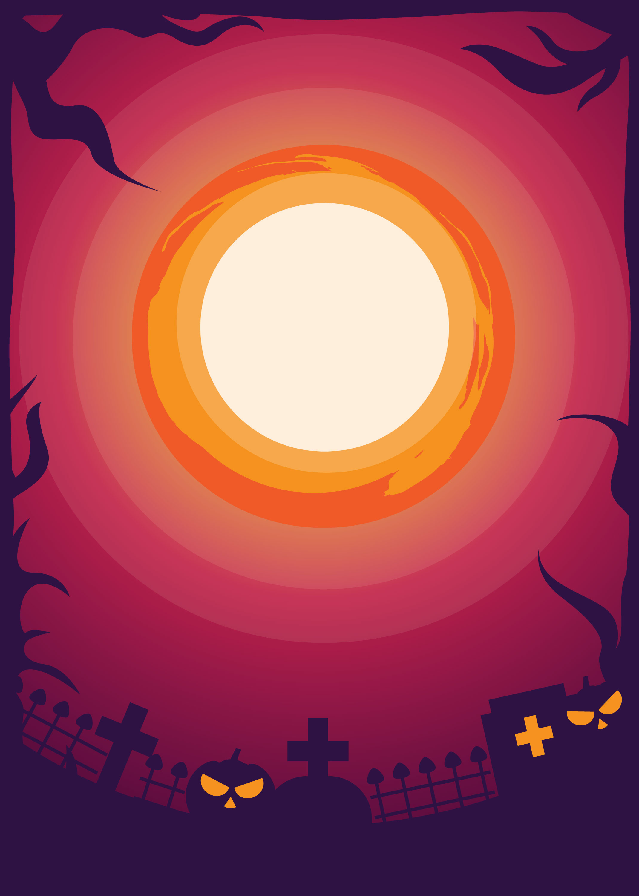 Preview for Halloween-night-graveyard-scene-background-f2904