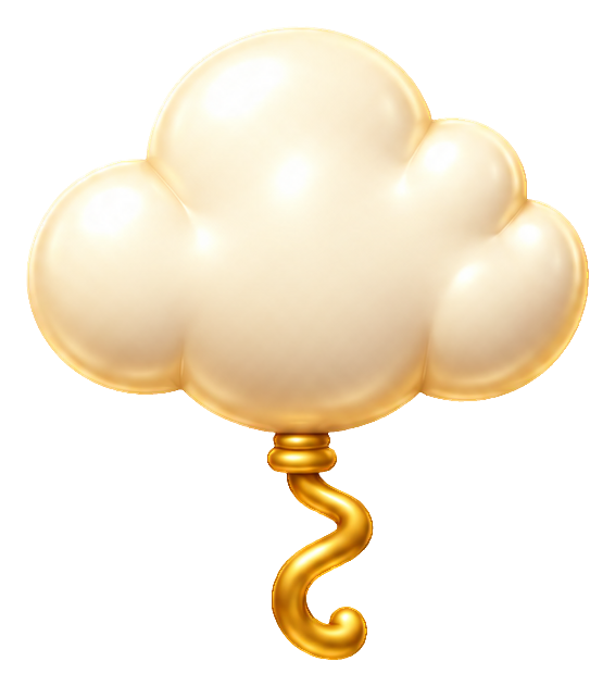 Preview for 3d Happy Weather Cloud Balloon