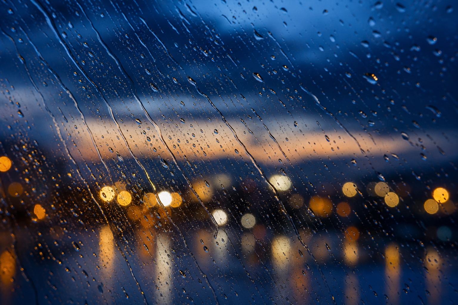 Preview for Rain Trails At Dusk Stock Background