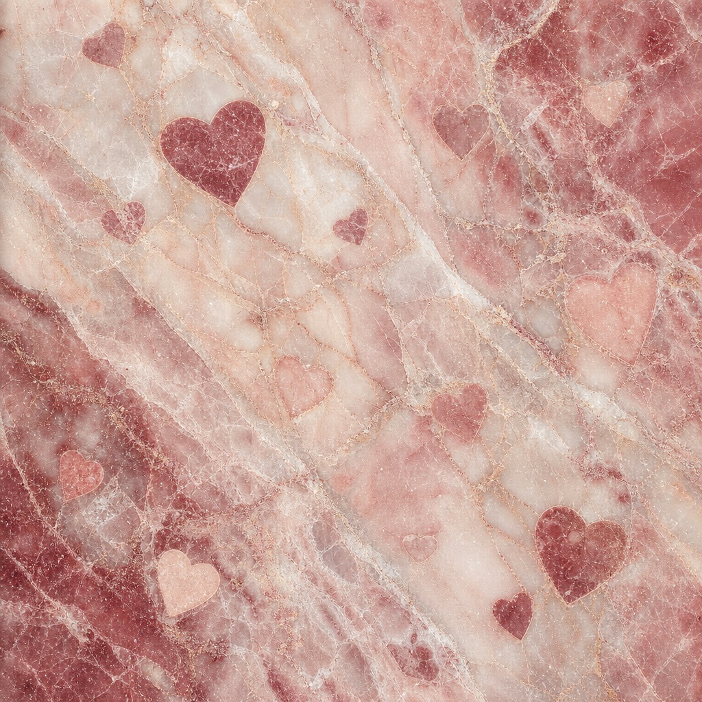 Preview for Romantic Marble Hearts Background