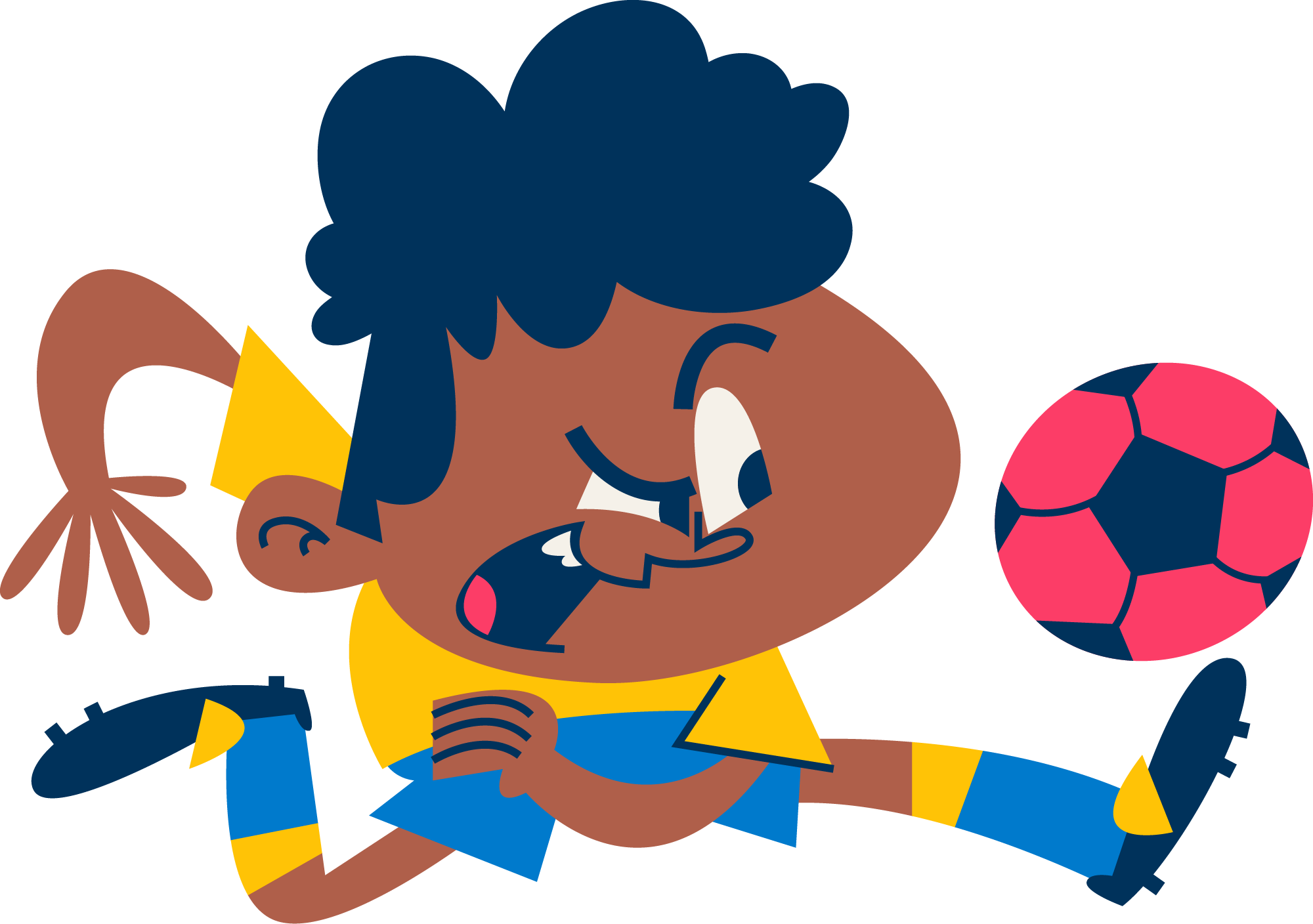 Preview for Cartoon-soccer-player-illustration-sticker-af288