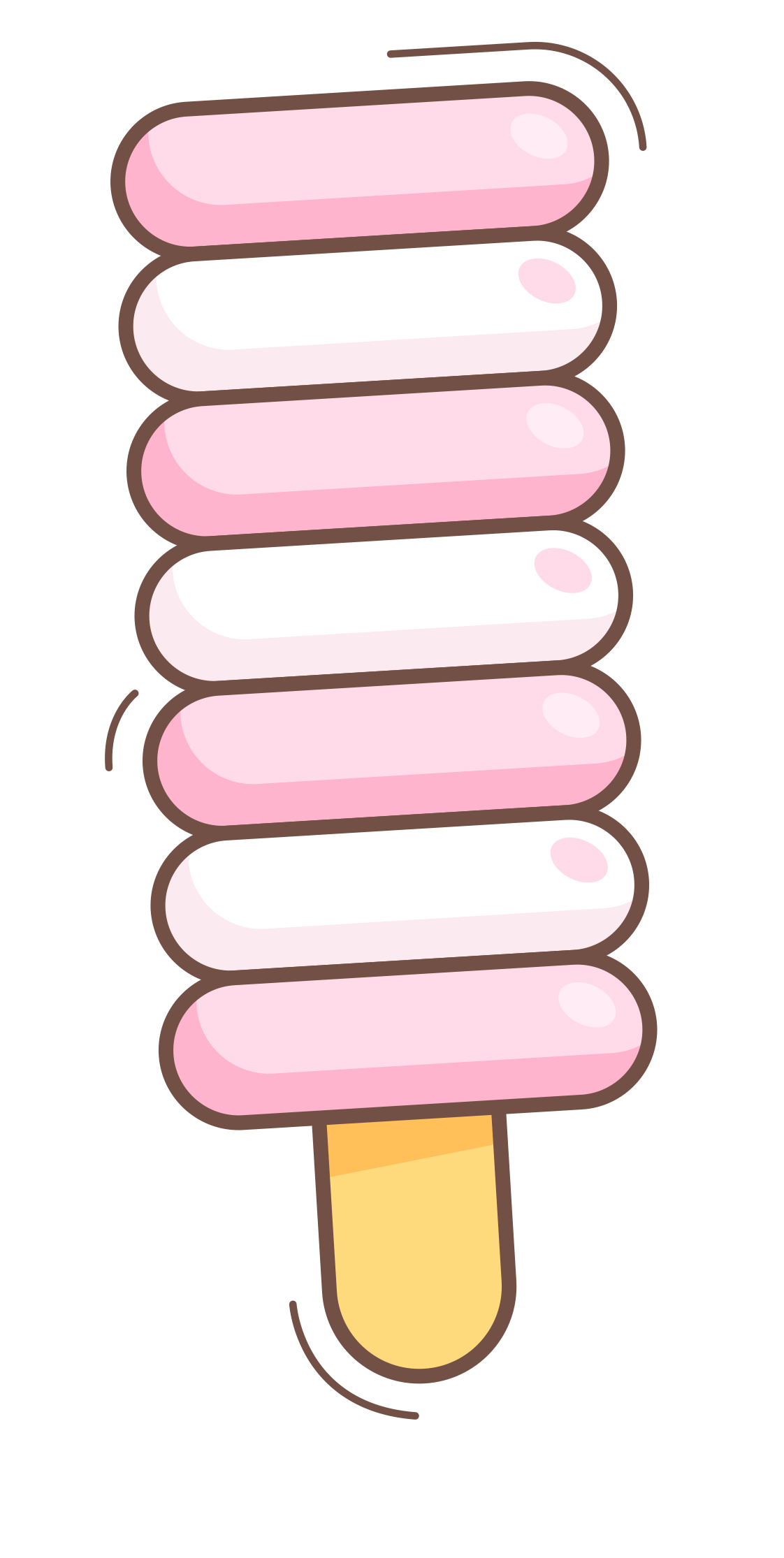 Preview for Pink-ice-lolly-illustration-light-sticker-92bb7