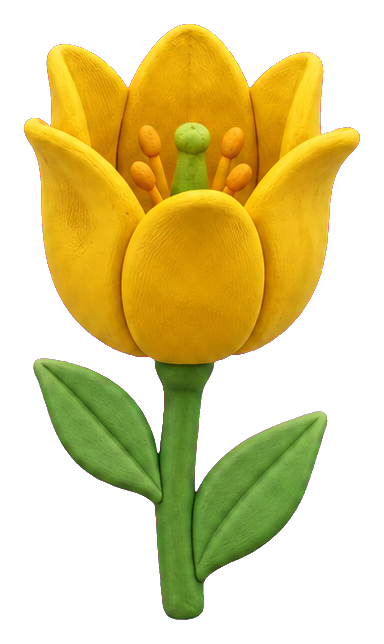Preview for Golden Clay Tulip Sticker