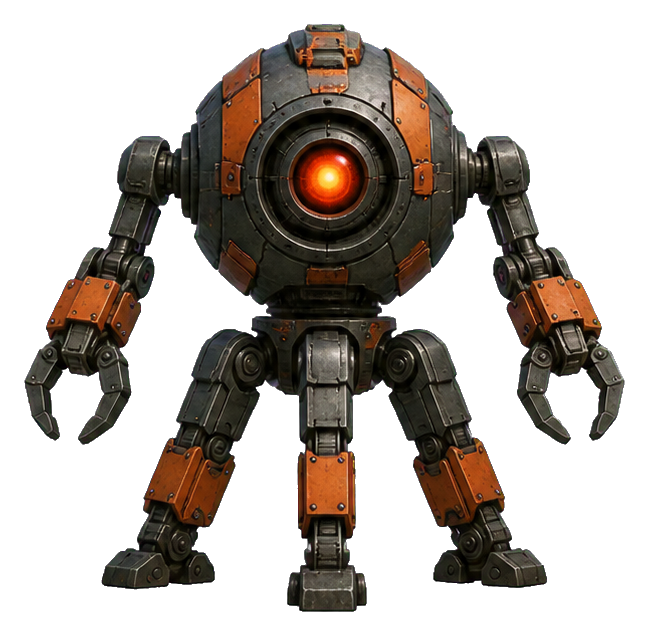Preview for Cyclops Claw Bot Sticker