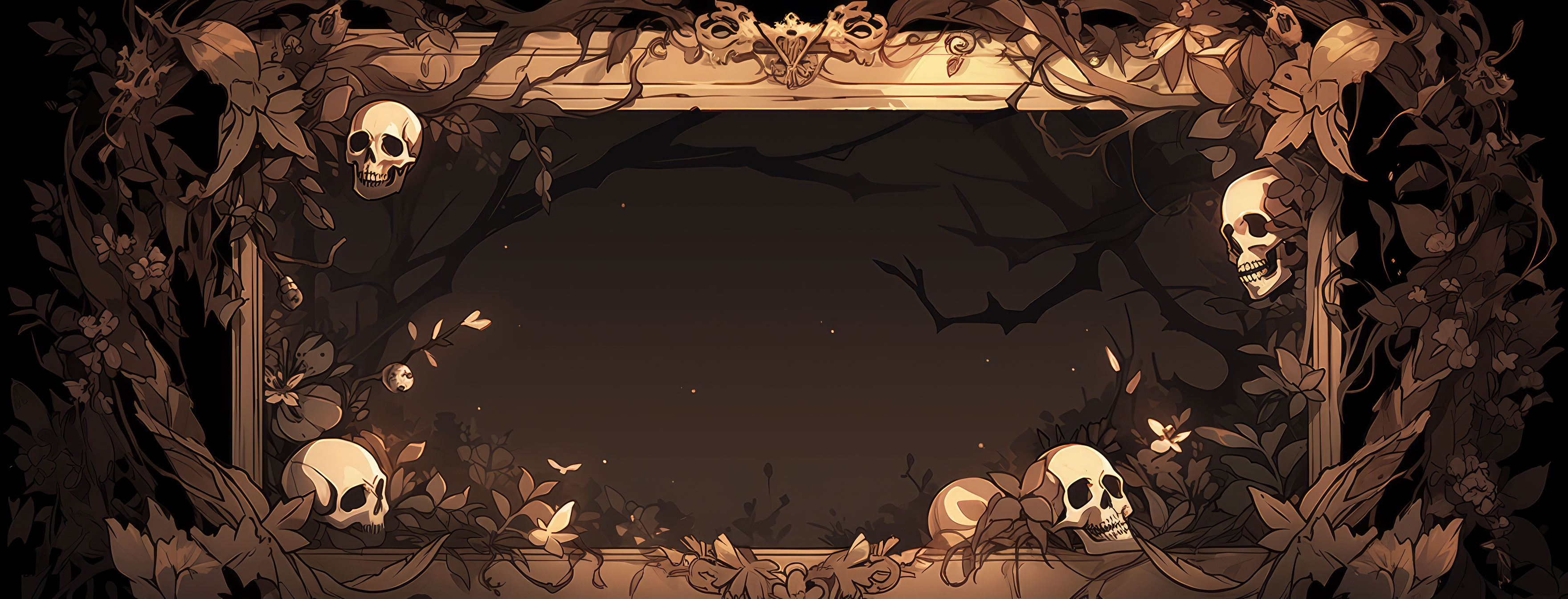 Preview for Spooky-skull-frame-halloween-cover-background-10dfa