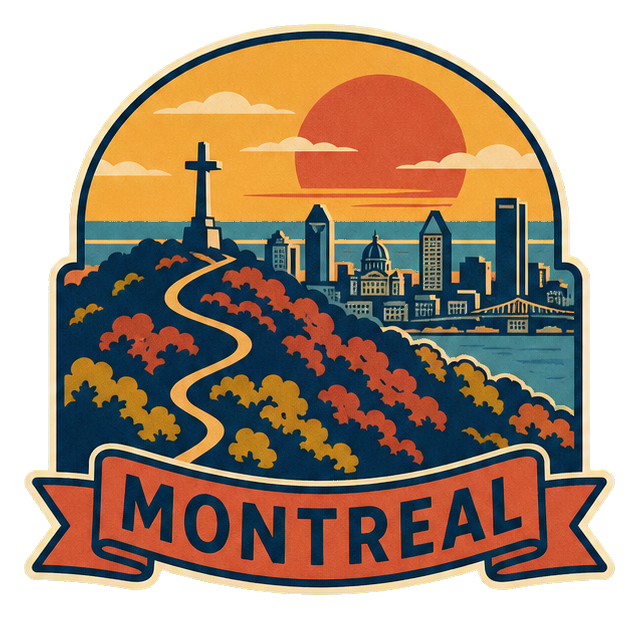 Preview for Mount Royal Sunset Montreal Sticker