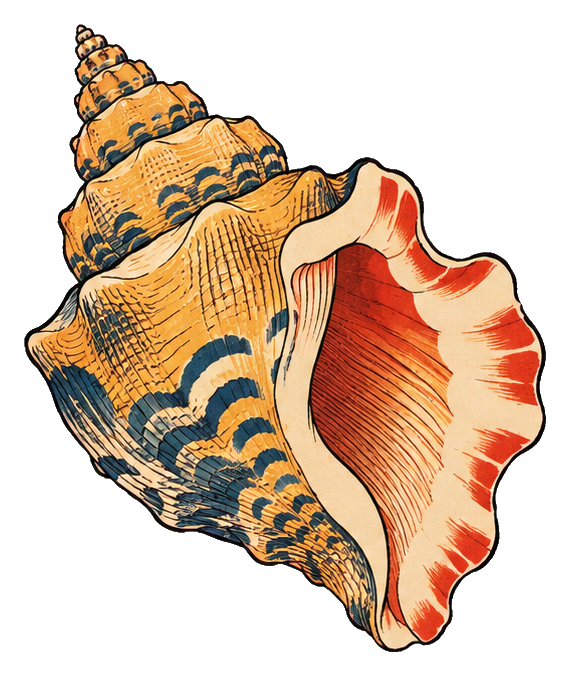 Preview for Ukiyo-e Ocean Conch Shell