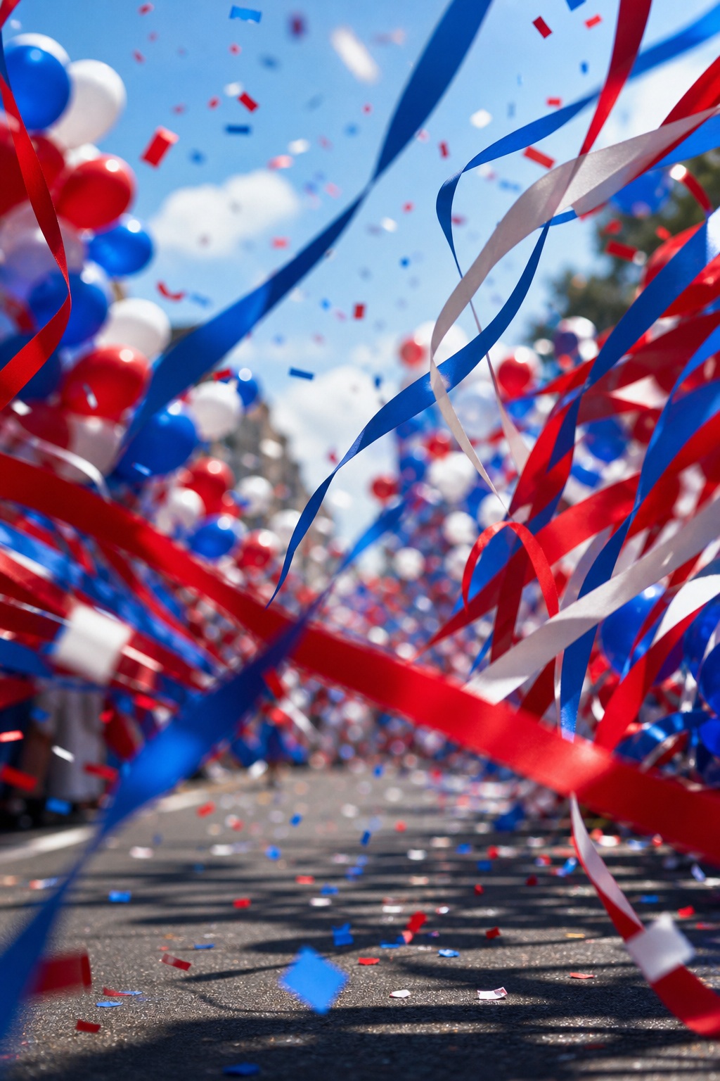Preview for Patriotic Fourth Of July Parade Background