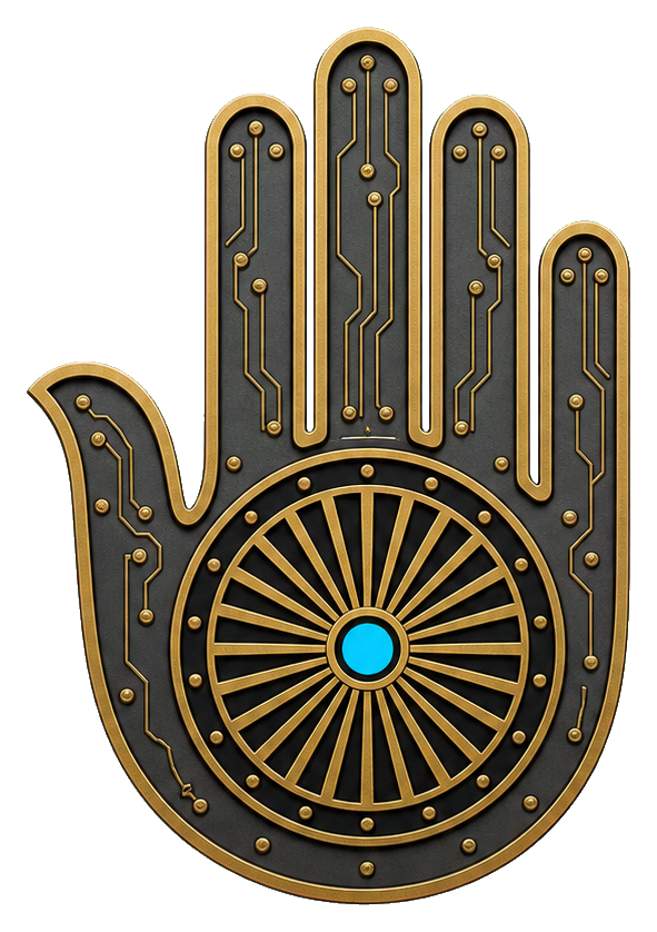 Preview for Mechanical Ahimsa Hand Sticker