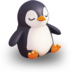 Preview for Relaxed-penguin-illustration-animal-sticker-4805f