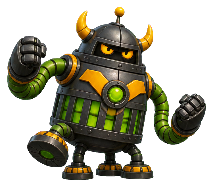 Preview for Toxic Barrel Bot Stomp Sticker