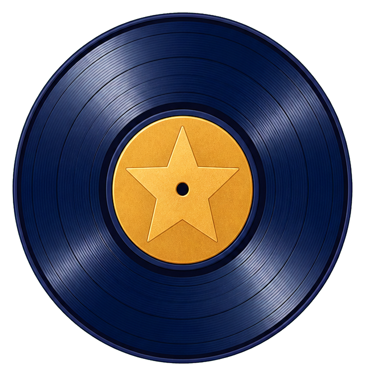 Preview for Vinyl Record Star Sticker