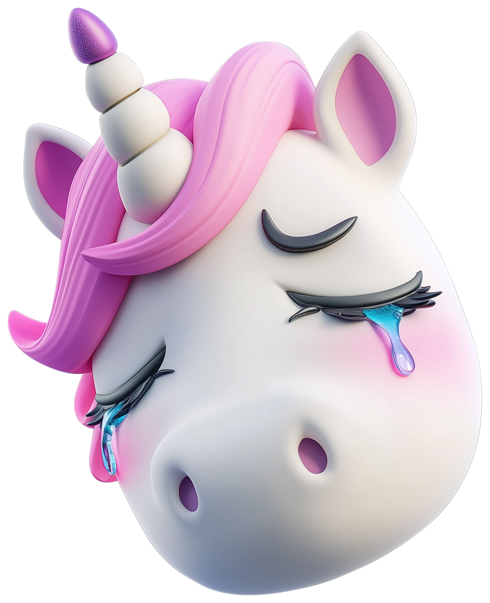 Preview for Unicorn Emoji Sticker Graphic