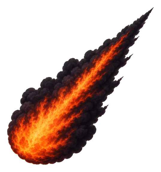 Preview for Diagonal Smoke Fire Explosion Sticker
