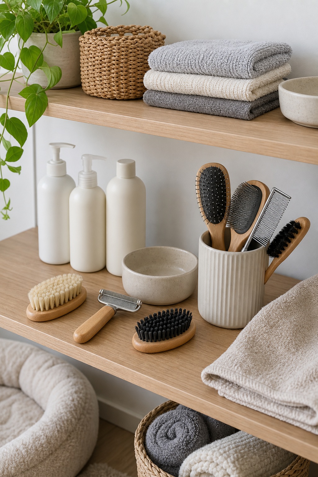 Preview for Cozy Pet Grooming Shelf Background