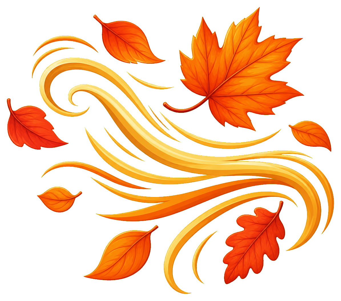 Preview for Autumn Wind Leaf Sticker