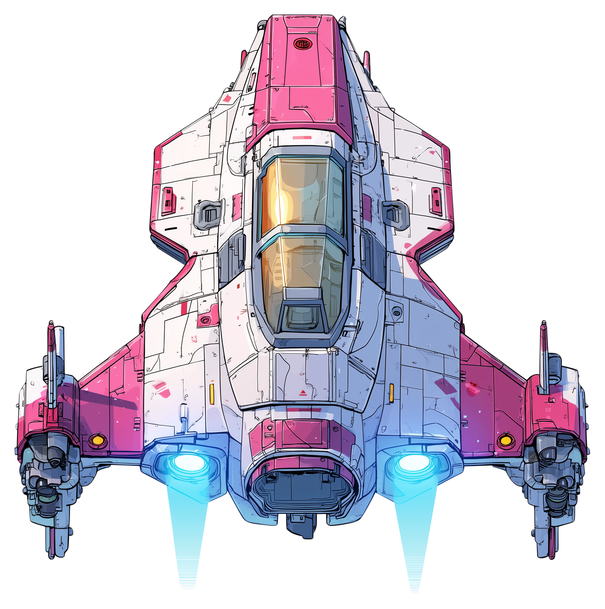 Preview for Futuristic-fighter-jet-design-spaceship-sticker-eea44