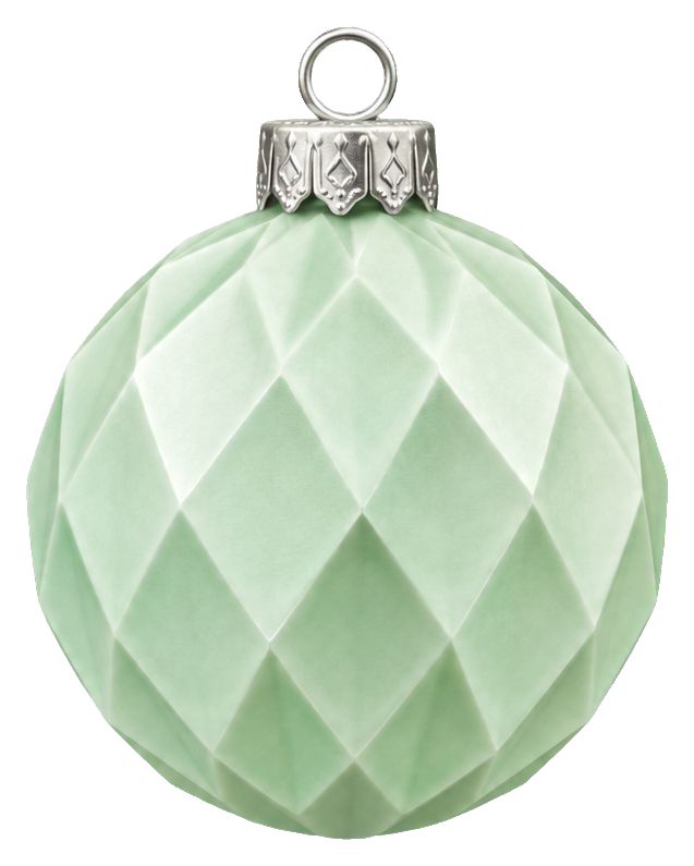 Preview for Mint Faceted Christmas Bauble