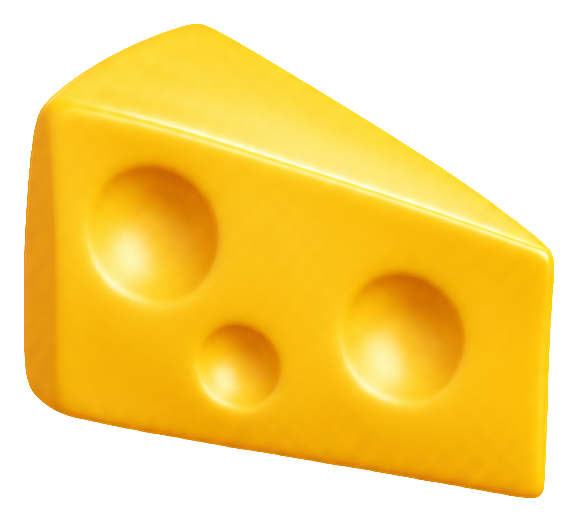 Preview for 3d Picnic Snacks Cheese Wedge