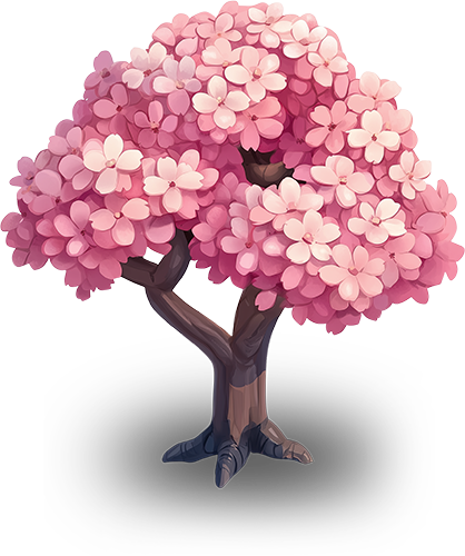 Preview for Pink-blossom-tree-illustration-flora-sticker-2ccf7
