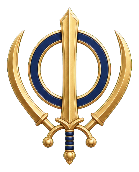 Preview for Gold Enamel Khanda Sticker