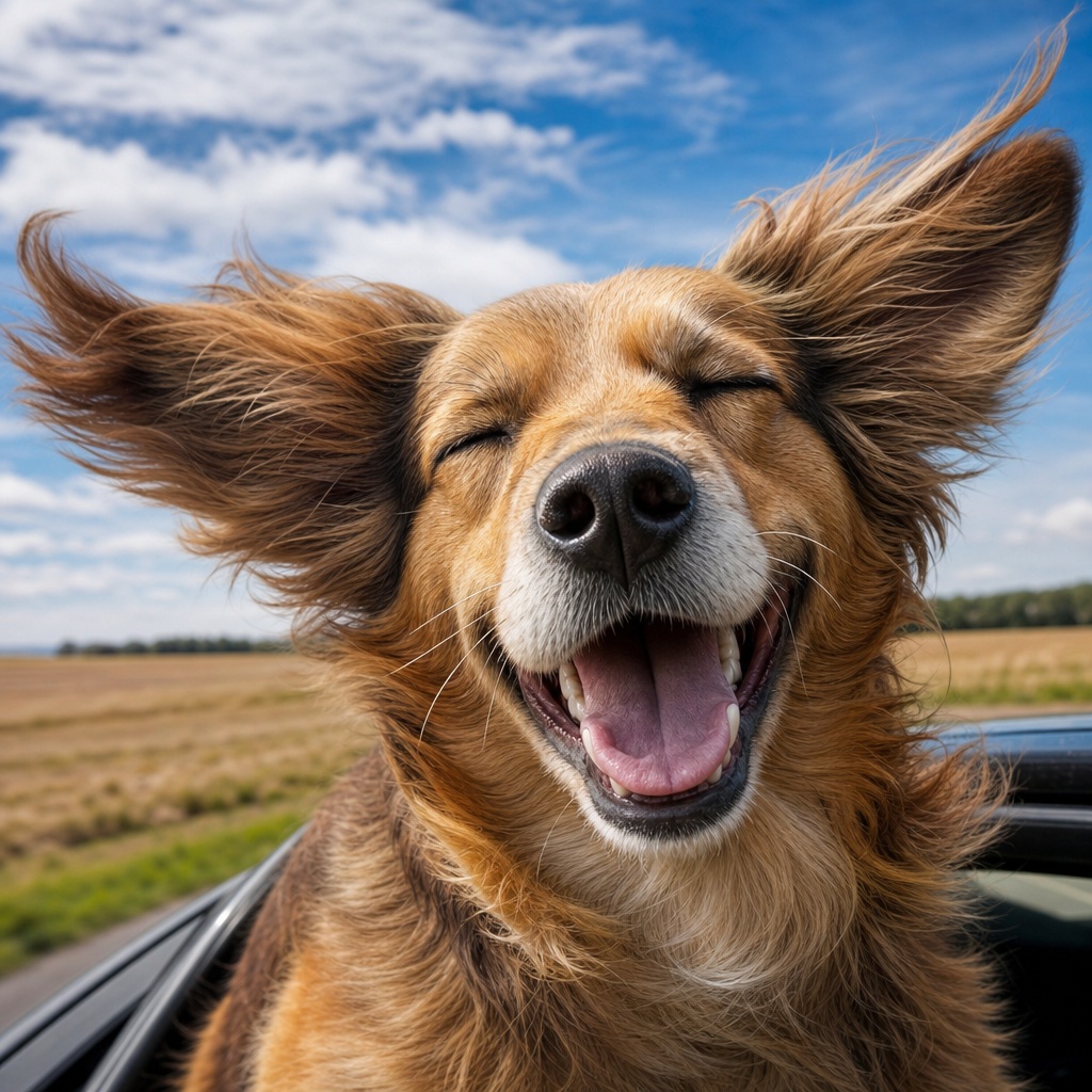 Preview for Funny Dog Closeup Stock Background