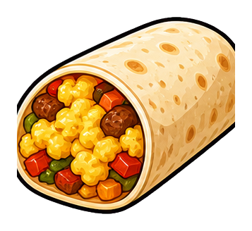Preview for Breakfast Burrito Sticker