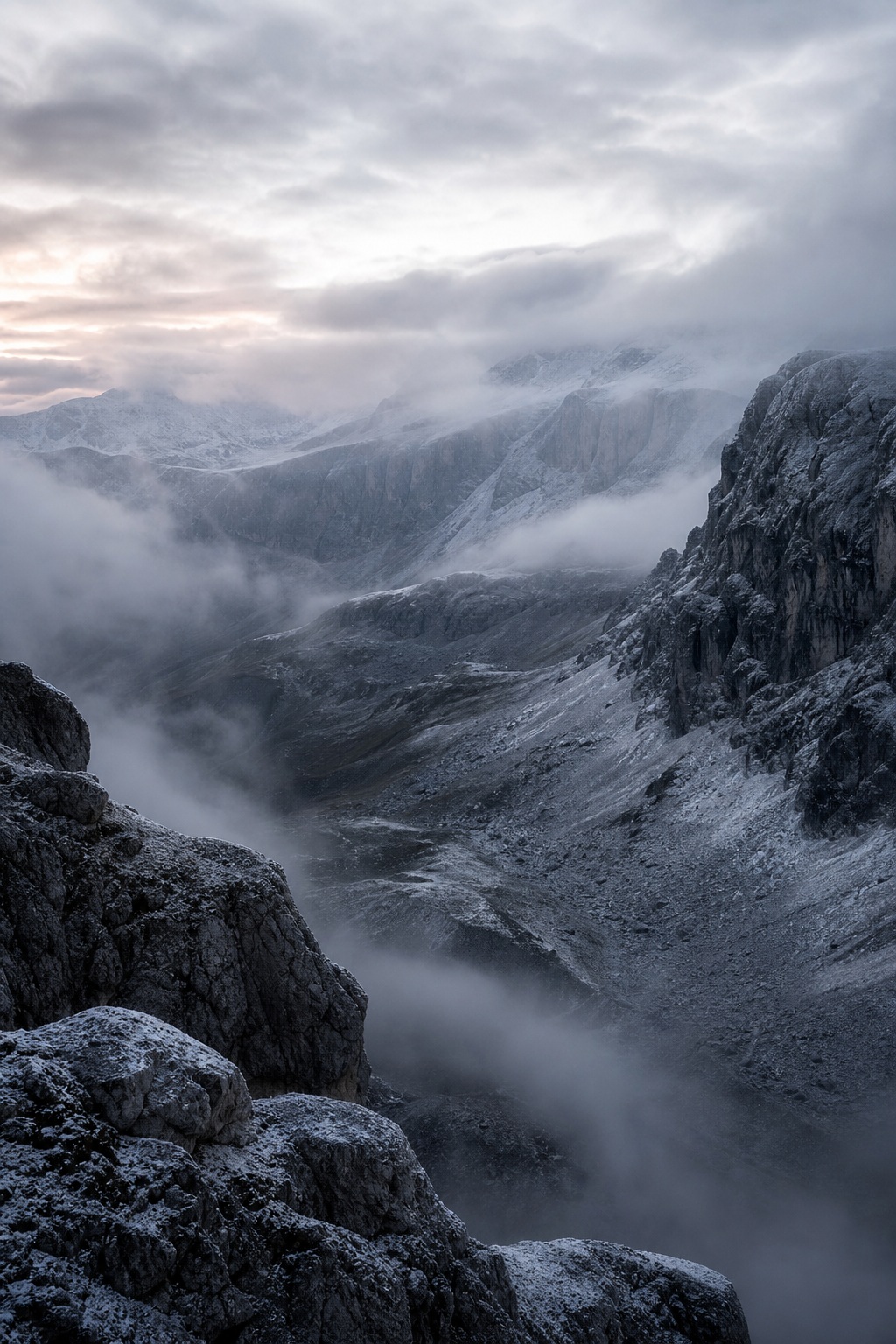 Preview for Icy Alpine Valley Dawn Stock Background