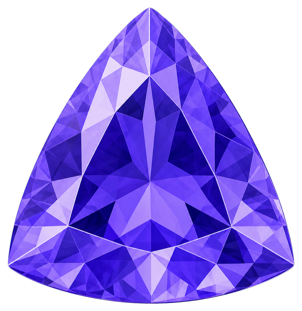 Preview for Tanzanite Trillion Gemstone Sticker