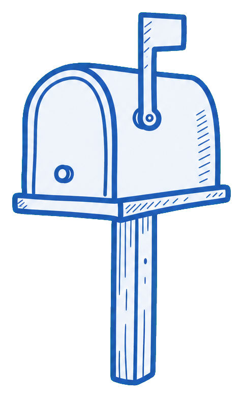 Preview for Mailbox Raised Flag Sticker
