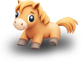 Preview for Cartoon-horse-illustration-animal-sticker-1a96f