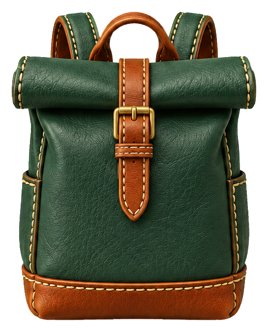 Preview for Stitched Leather Bags Rolltop
