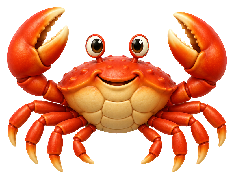 Preview for 3d Ocean Friends Crab