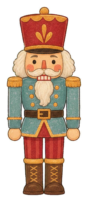 Preview for Dusty Blue Nutcracker Sticker