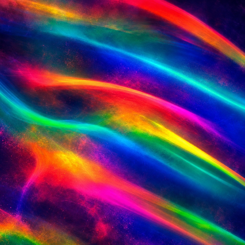Preview for Rainbow Blacklight Soft Prism Bands Background