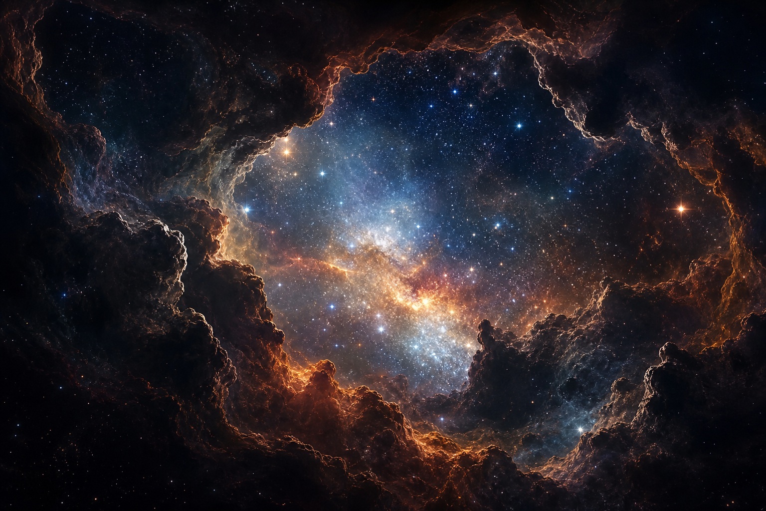 Preview for Dark Nebula Window Background