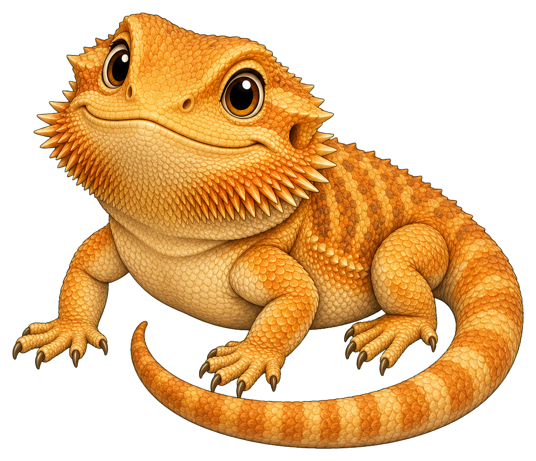 Preview for Bearded Dragon Sticker For Designs