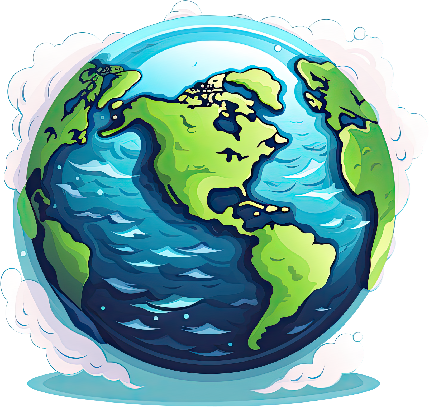Preview for Digital-globe-illustration-logo-object-sticker-4f063