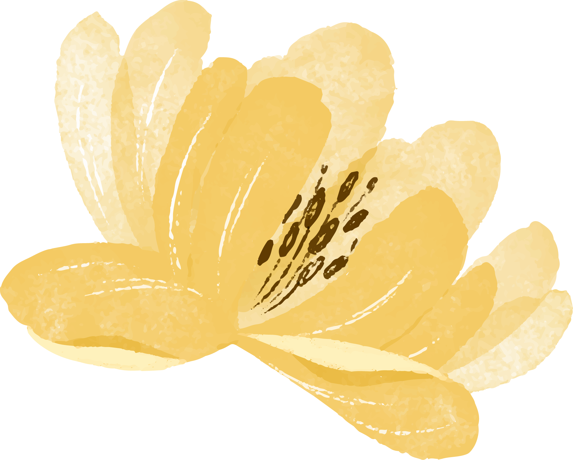 Preview for Yellow-flower-illustration-spring-sticker-e53ab
