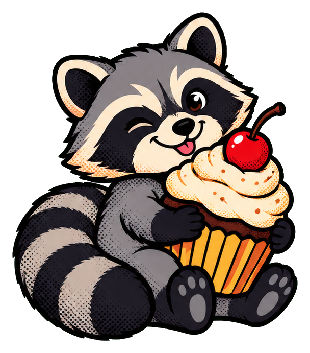 Preview for Cupcake Raccoon