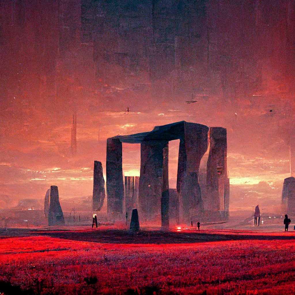 Preview for Futuristic-stonehenge-landscape-ai-images-background-c04f1