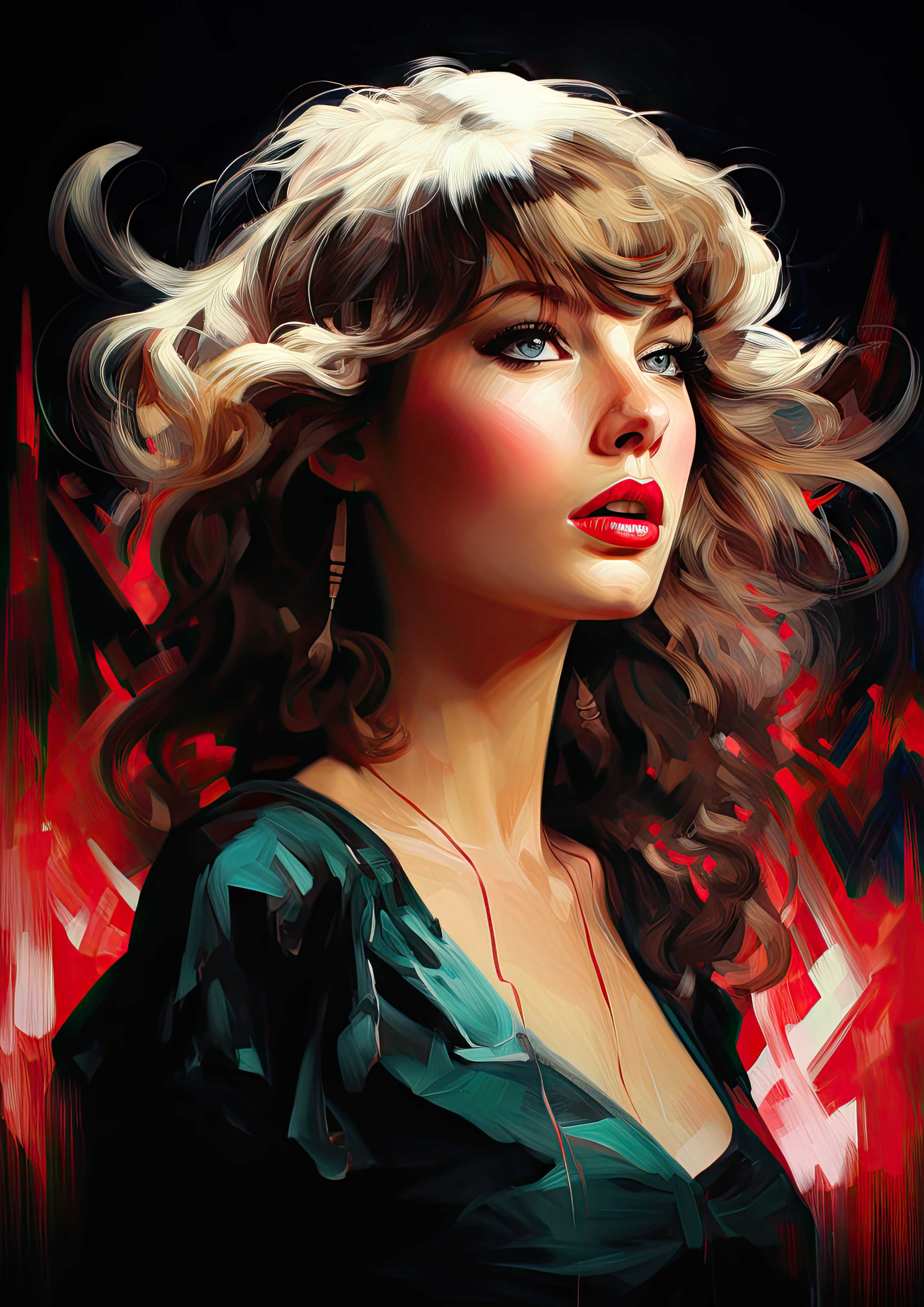 Preview for Taylor-swift-digital-portrait-background-44137