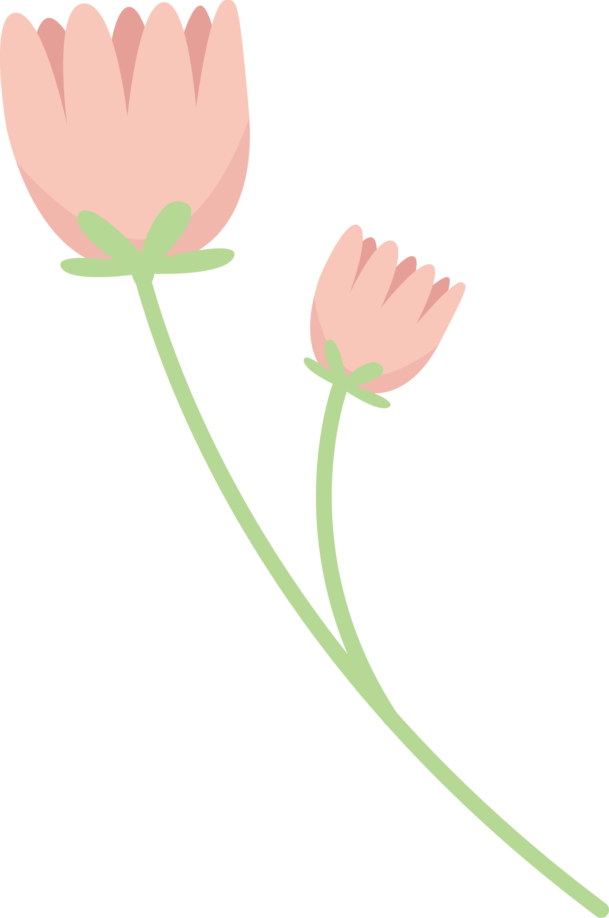 Preview for Pink-flowers-illustration-spring-sticker-9c6fa