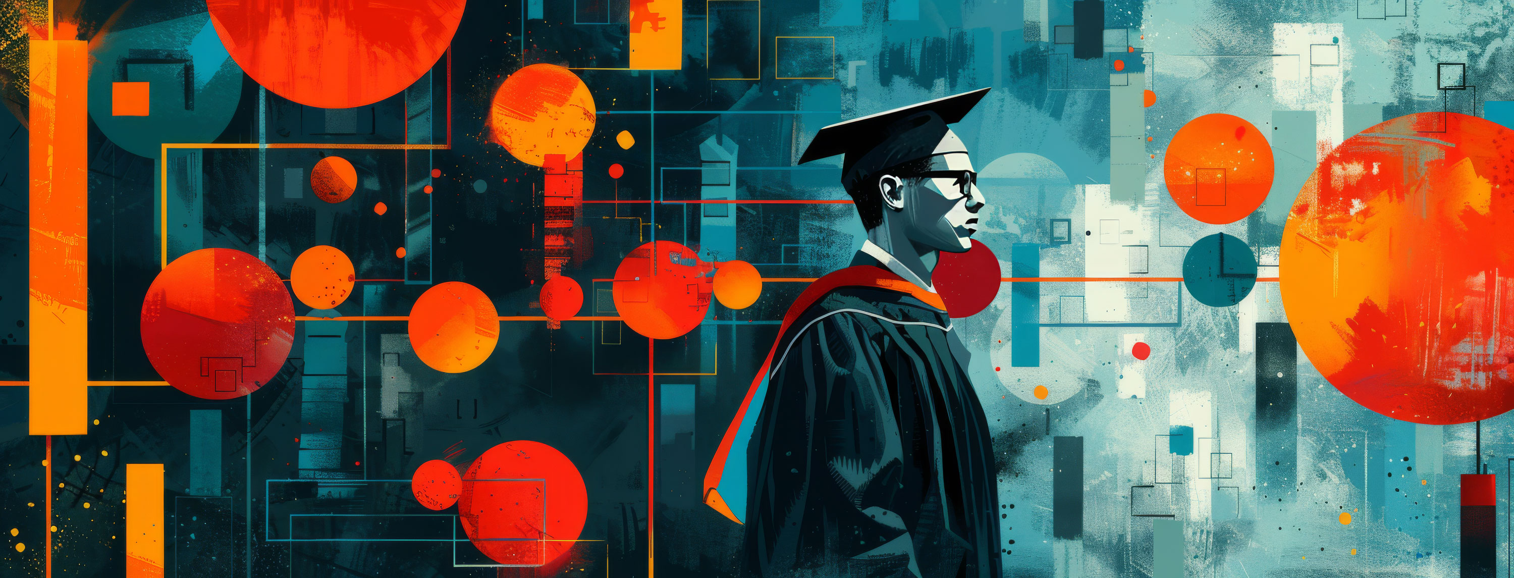 Preview for Graduate-abstract-cityscape-graduation-cover-background-1be50