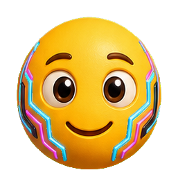 Preview for Cyber Smile Face Sticker